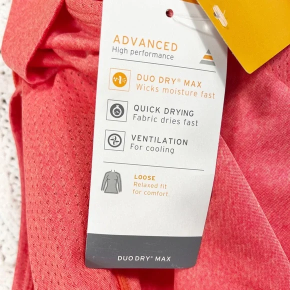 NWT C9 Champion Athletic Top Peekaboo Back Shirt Coral XXL - Picture 14 of 14